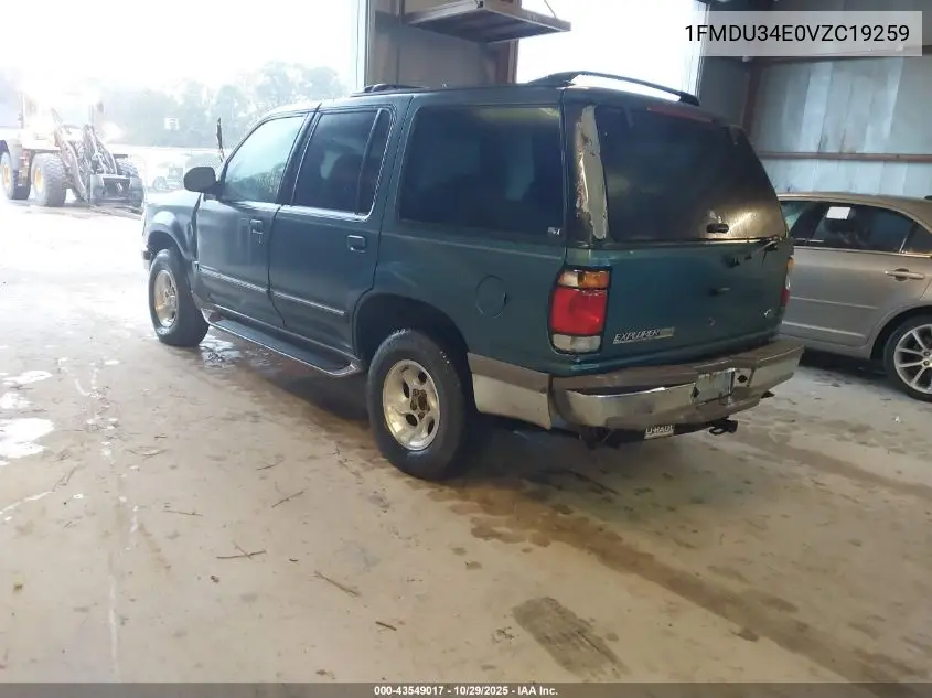 1FMDU34E0VZC19259 1997 Ford Explorer Eddie Bauer/Limited/Xl/Xlt