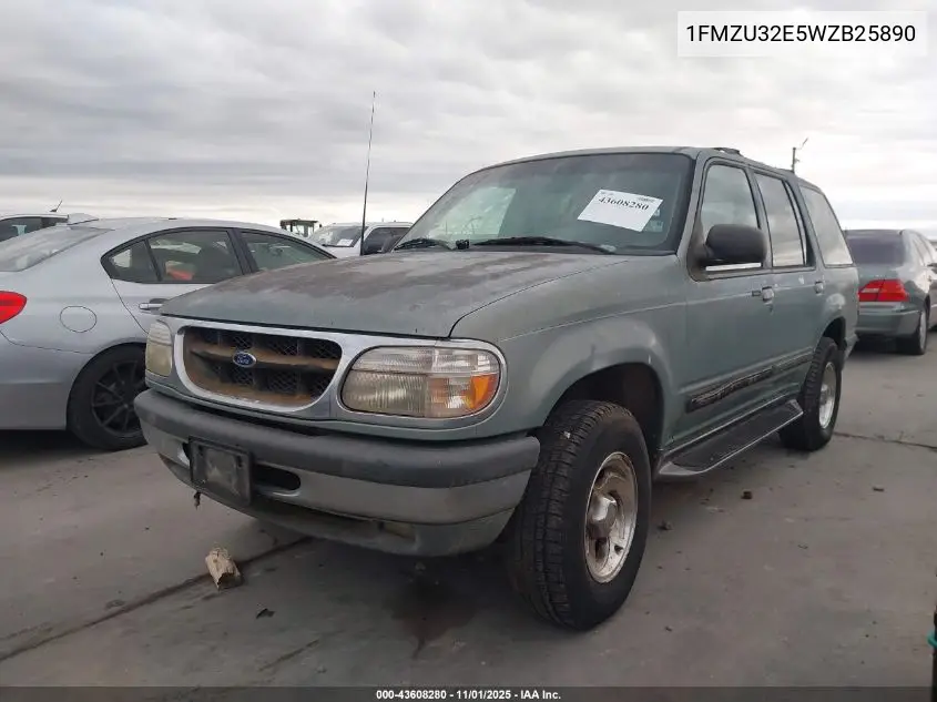 1FMZU32E5WZB25890 1998 Ford Explorer Eddie Bauer/Limited/Xl/Xlt