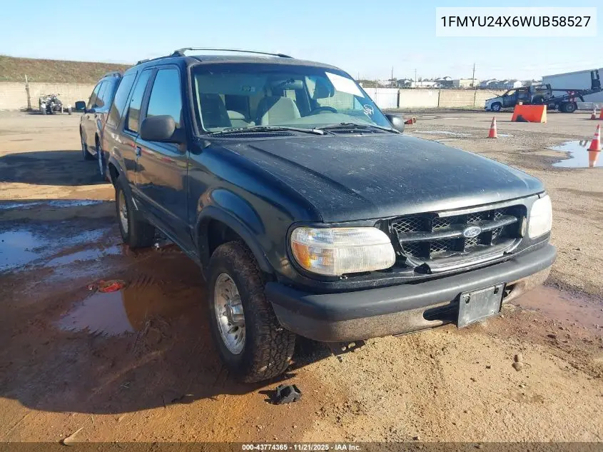 1FMYU24X6WUB58527 1998 Ford Explorer Sport