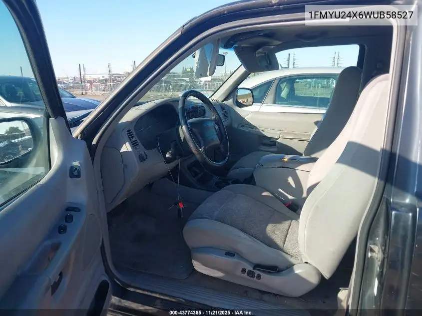 1FMYU24X6WUB58527 1998 Ford Explorer Sport