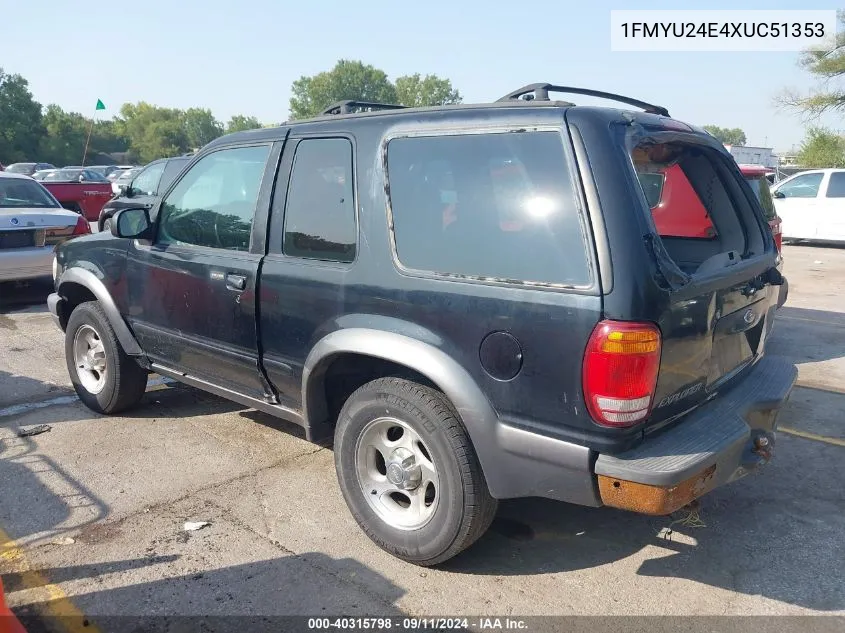 1FMYU24E4XUC51353 1999 Ford Explorer Sport