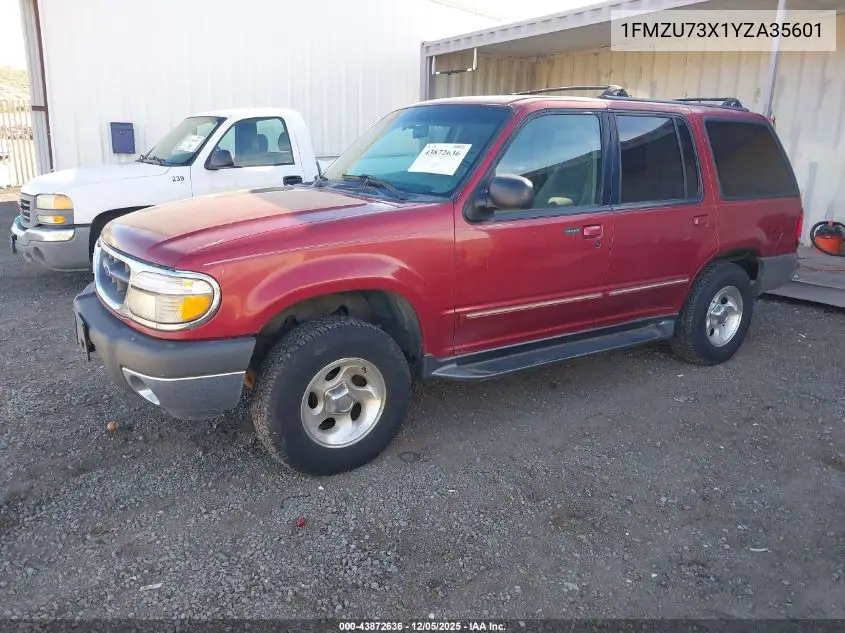 1FMZU73X1YZA35601 2000 Ford Explorer Xlt
