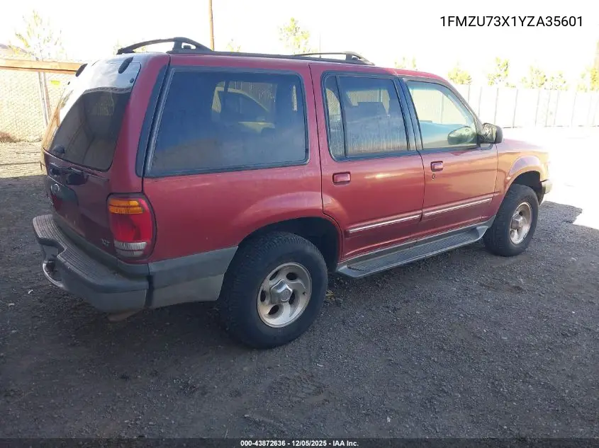1FMZU73X1YZA35601 2000 Ford Explorer Xlt