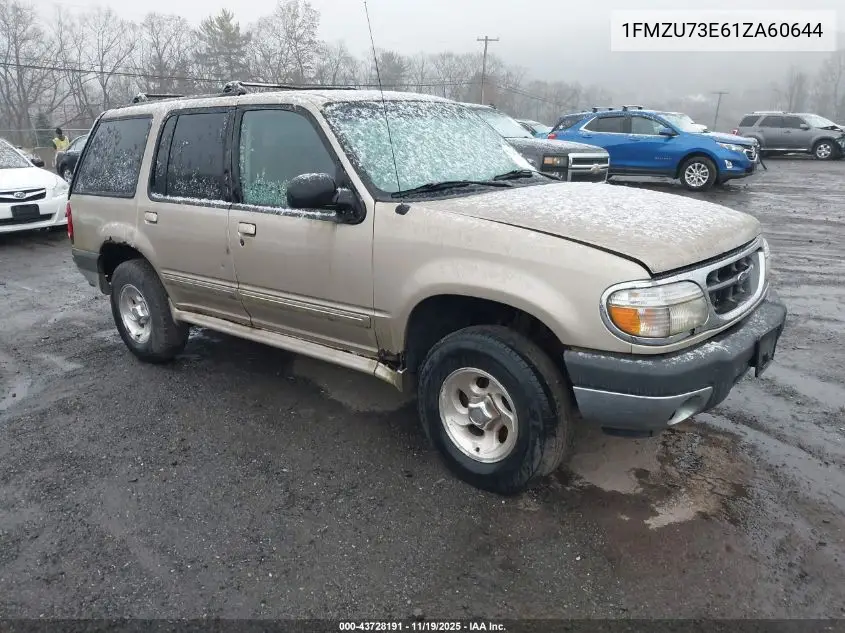 1FMZU73E61ZA60644 2001 Ford Explorer Xlt