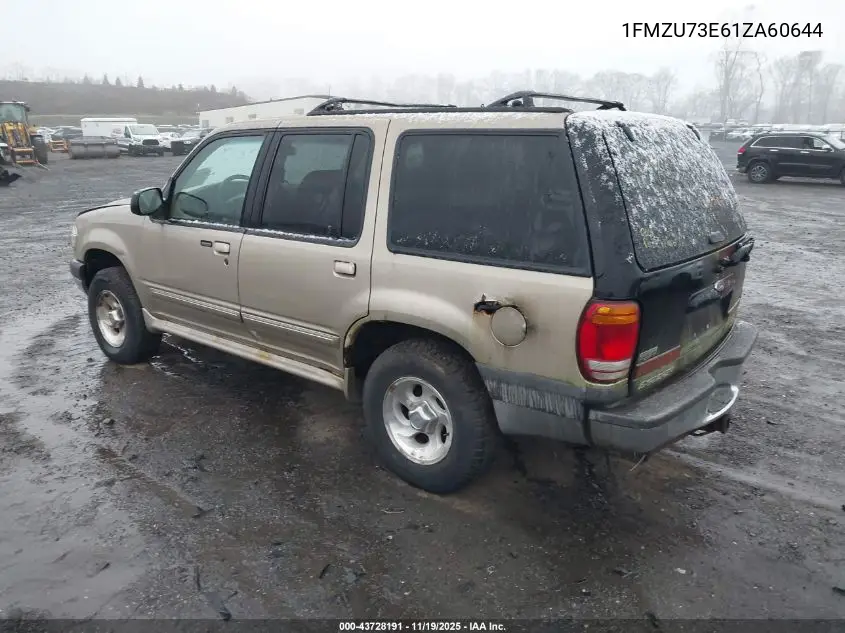 1FMZU73E61ZA60644 2001 Ford Explorer Xlt