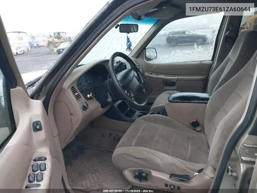 1FMZU73E61ZA60644 2001 Ford Explorer Xlt