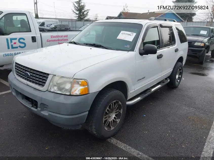 1FMZU72K92ZC95824 2002 Ford Explorer Xls