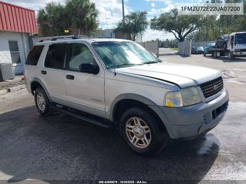 1FMZU72E22UA07200 2002 Ford Explorer Xls