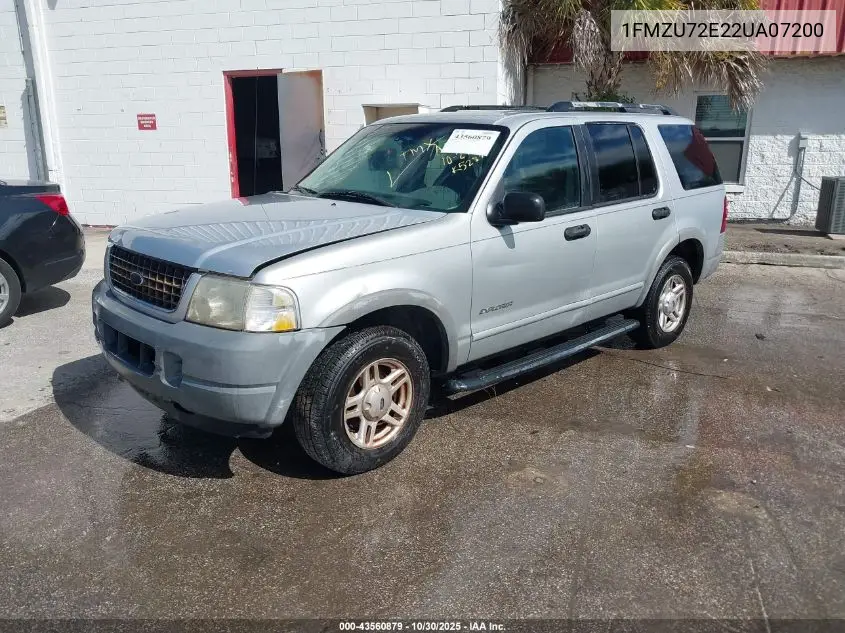 1FMZU72E22UA07200 2002 Ford Explorer Xls