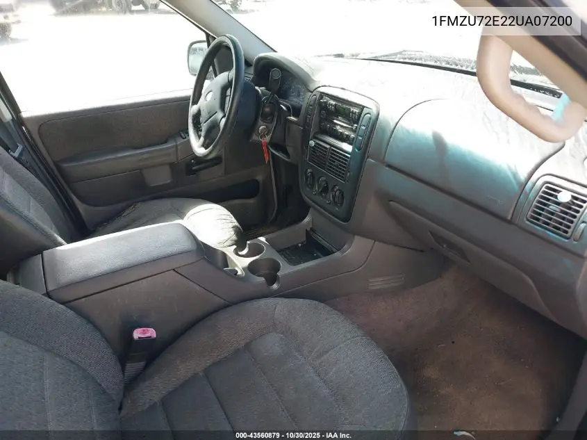 1FMZU72E22UA07200 2002 Ford Explorer Xls