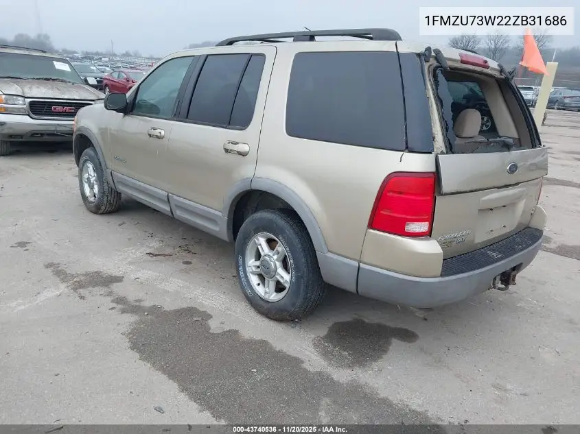 1FMZU73W22ZB31686 2002 Ford Explorer Xlt