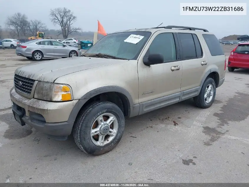 1FMZU73W22ZB31686 2002 Ford Explorer Xlt