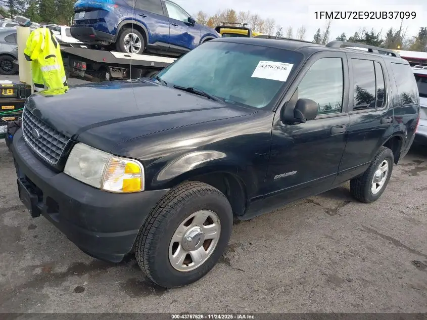 1FMZU72E92UB37099 2002 Ford Explorer Xls