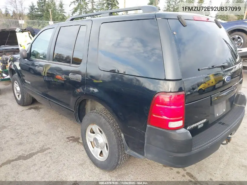 1FMZU72E92UB37099 2002 Ford Explorer Xls