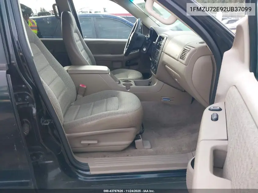 1FMZU72E92UB37099 2002 Ford Explorer Xls