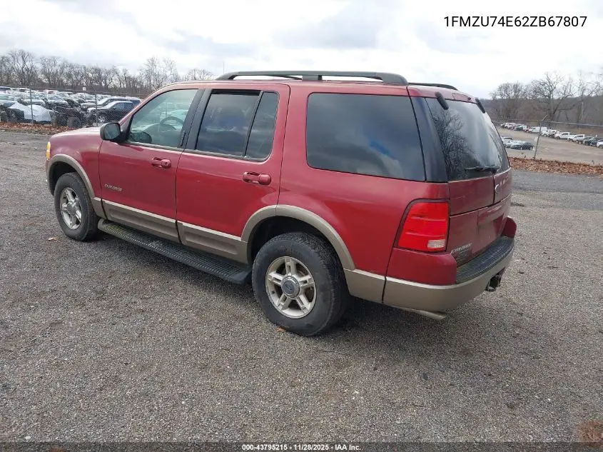 1FMZU74E62ZB67807 2002 Ford Explorer Eddie Bauer