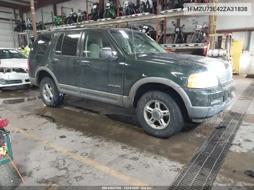 1FMZU73E42ZA31838 2002 Ford Explorer Xlt