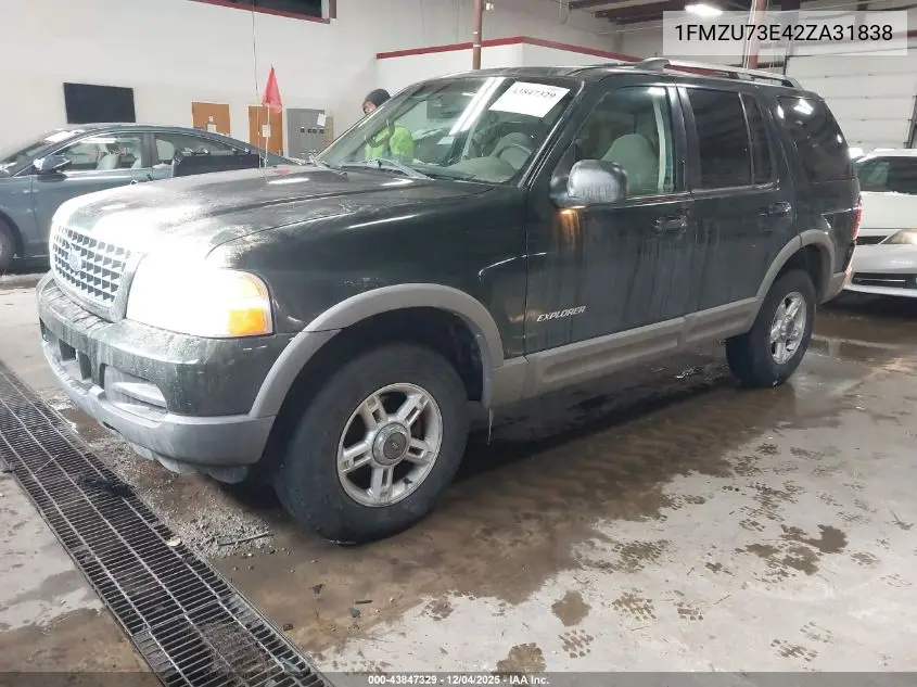 1FMZU73E42ZA31838 2002 Ford Explorer Xlt