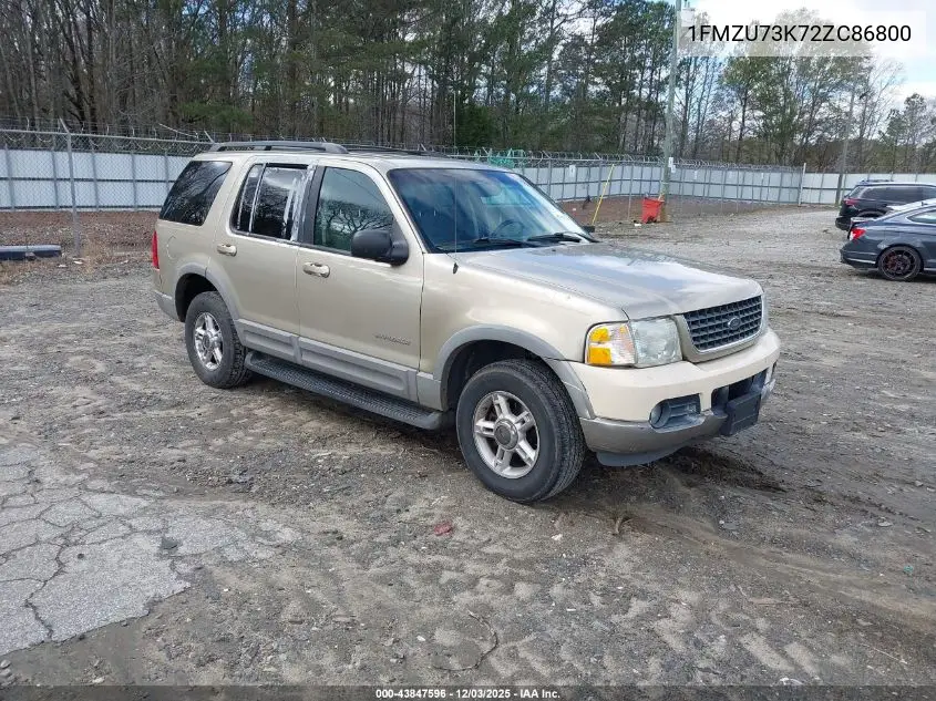 1FMZU73K72ZC86800 2002 Ford Explorer Xlt