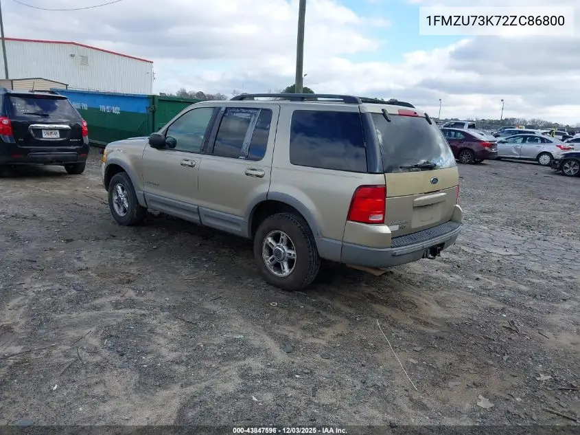 1FMZU73K72ZC86800 2002 Ford Explorer Xlt