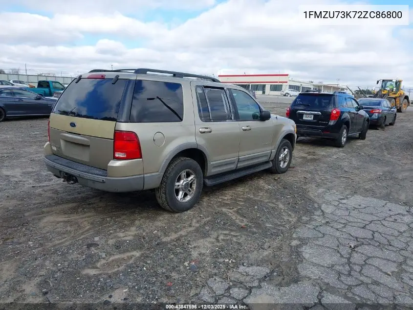 1FMZU73K72ZC86800 2002 Ford Explorer Xlt