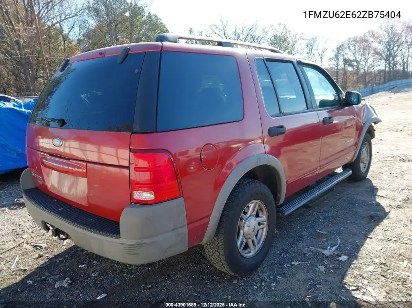 1FMZU62E62ZB75404 2002 Ford Explorer Xls