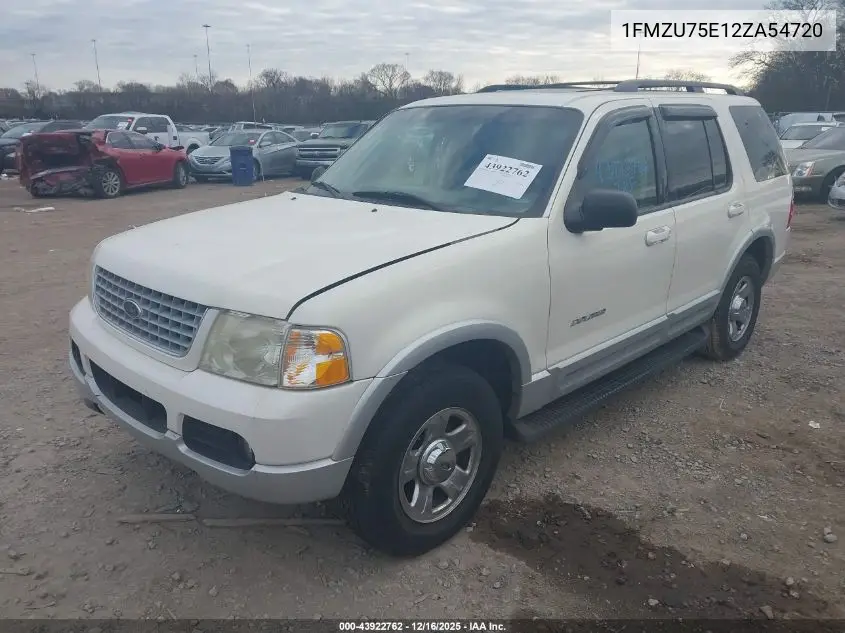1FMZU75E12ZA54720 2002 Ford Explorer Limited