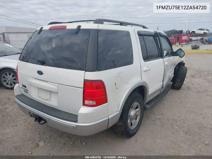 1FMZU75E12ZA54720 2002 Ford Explorer Limited