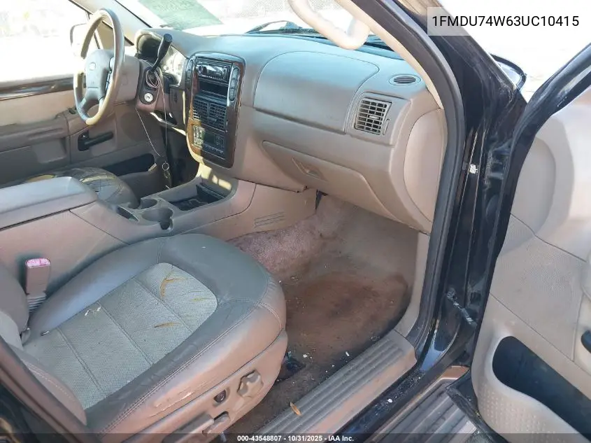1FMDU74W63UC10415 2003 Ford Explorer Eddie Bauer