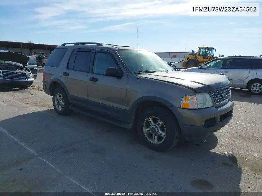 1FMZU73W23ZA54562 2003 Ford Explorer Nbx/Xlt