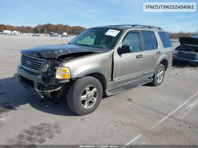 1FMZU73W23ZA54562 2003 Ford Explorer Nbx/Xlt