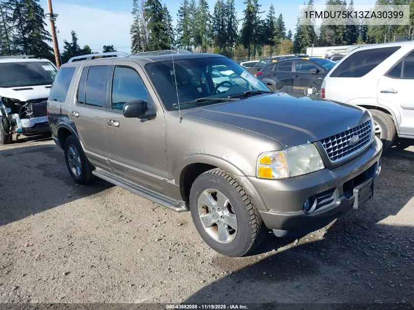 1FMDU75K13ZA30399 2003 Ford Explorer Limited