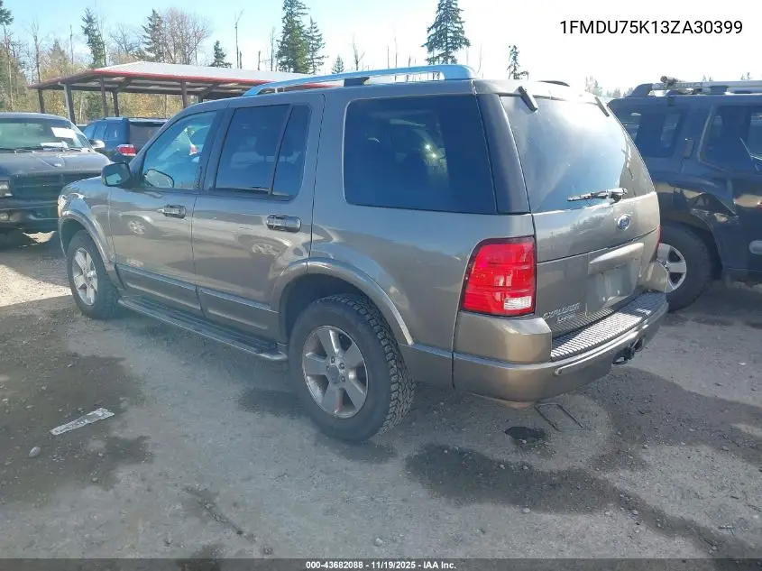 1FMDU75K13ZA30399 2003 Ford Explorer Limited