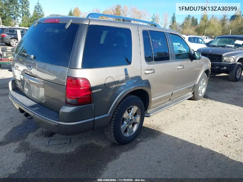 1FMDU75K13ZA30399 2003 Ford Explorer Limited