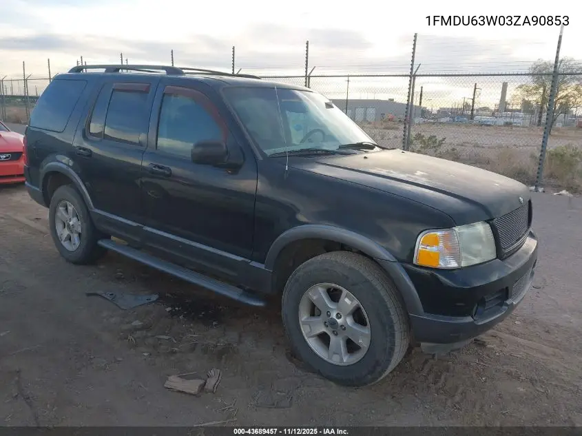 1FMDU63W03ZA90853 2003 Ford Explorer Nbx/Xlt
