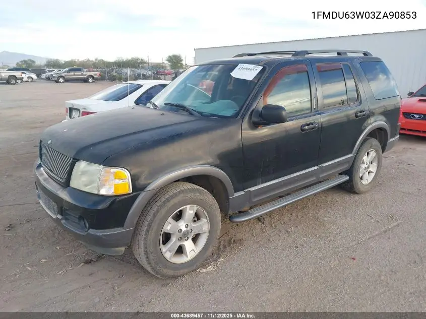 1FMDU63W03ZA90853 2003 Ford Explorer Nbx/Xlt