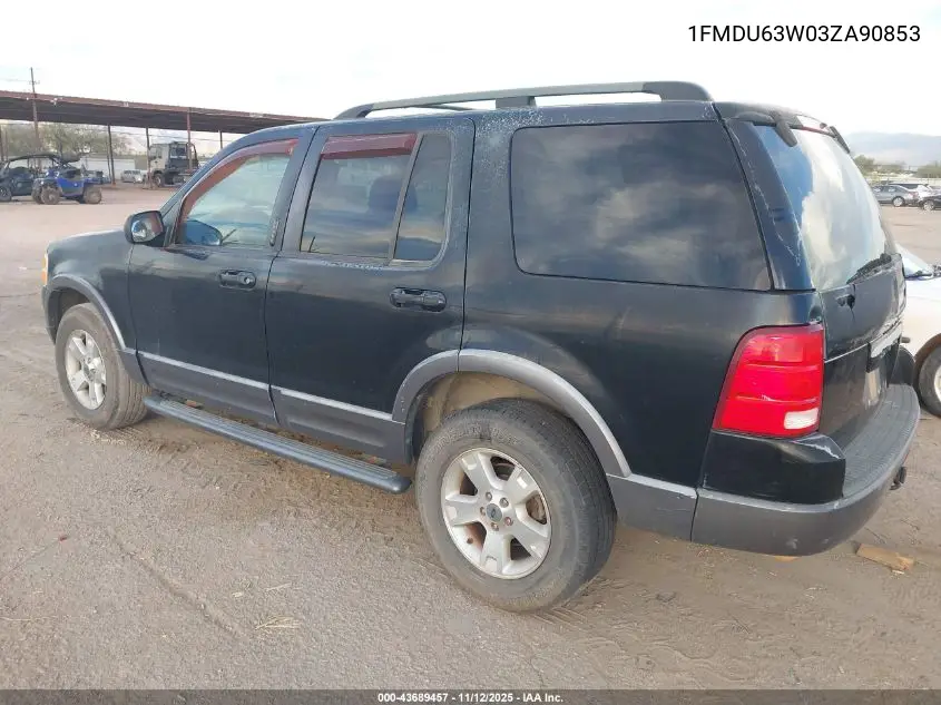 1FMDU63W03ZA90853 2003 Ford Explorer Nbx/Xlt