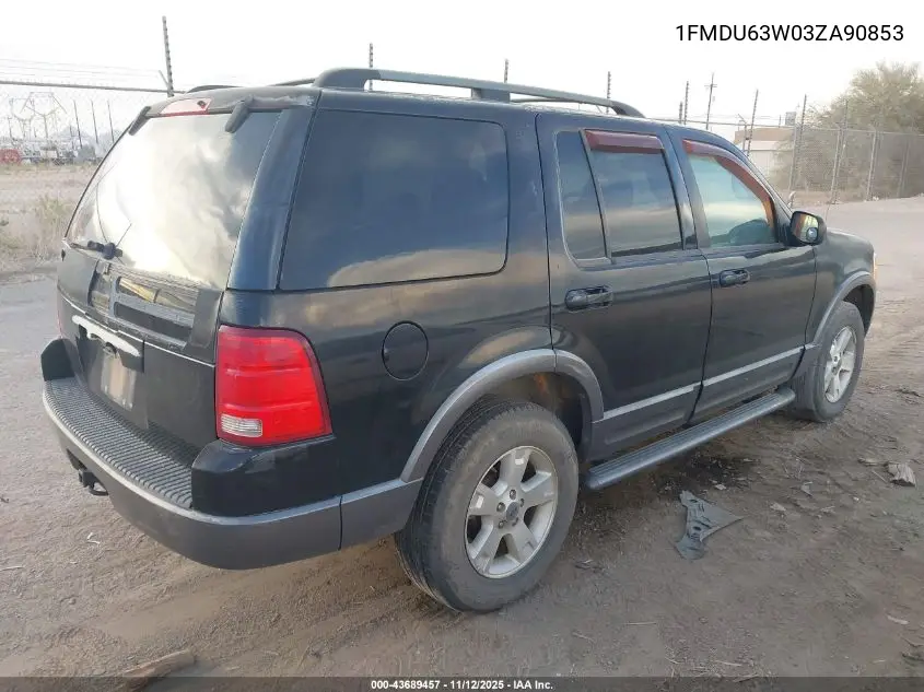 1FMDU63W03ZA90853 2003 Ford Explorer Nbx/Xlt