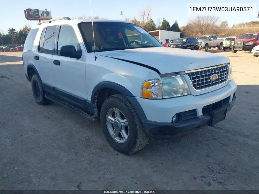 1FMZU73W03UA90571 2003 Ford Explorer Nbx/Xlt