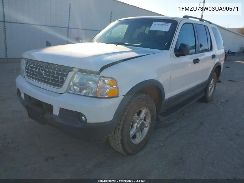 1FMZU73W03UA90571 2003 Ford Explorer Nbx/Xlt
