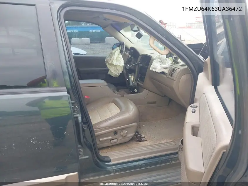 1FMZU64K63UA36472 2003 Ford Explorer Eddie Bauer