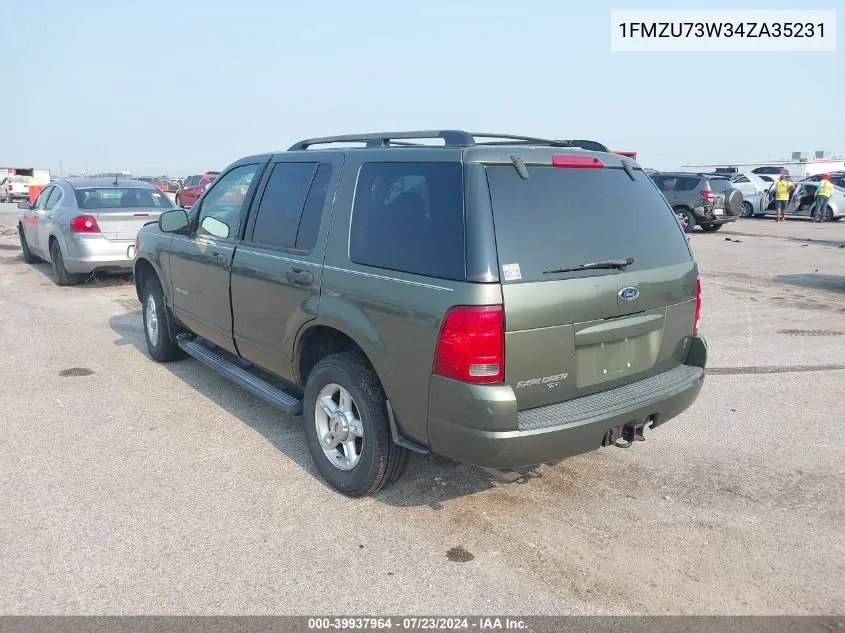 1FMZU73W34ZA35231 2004 Ford Explorer Nbx/Xlt