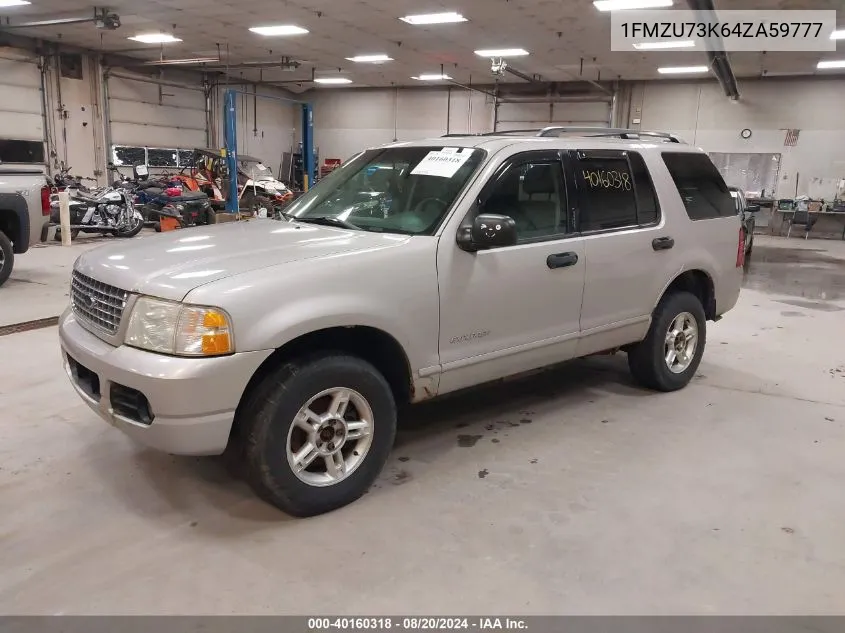 1FMZU73K64ZA59777 2004 Ford Explorer Nbx/Xlt