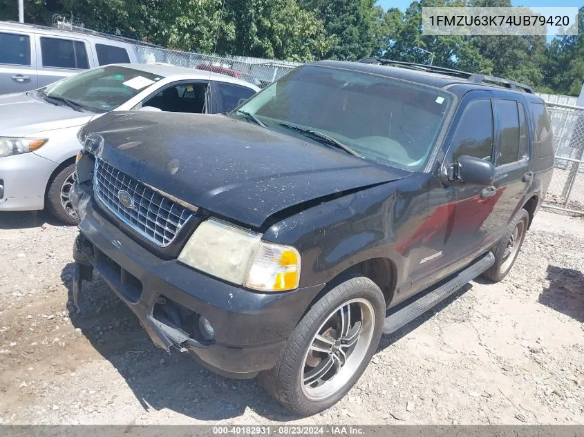 1FMZU63K74UB79420 2004 Ford Explorer Xlt