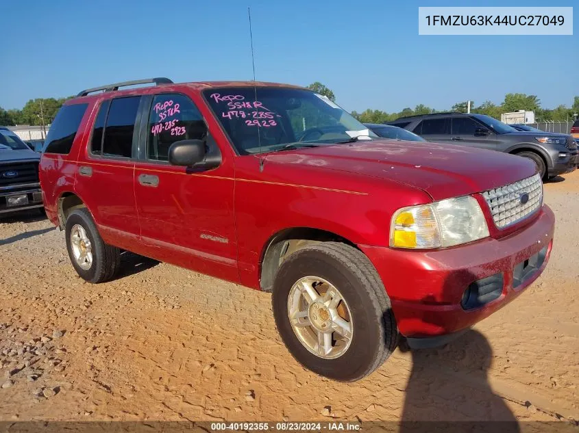 2004 Ford Explorer Xlt VIN: 1FMZU63K44UC27049 Lot: 40192355