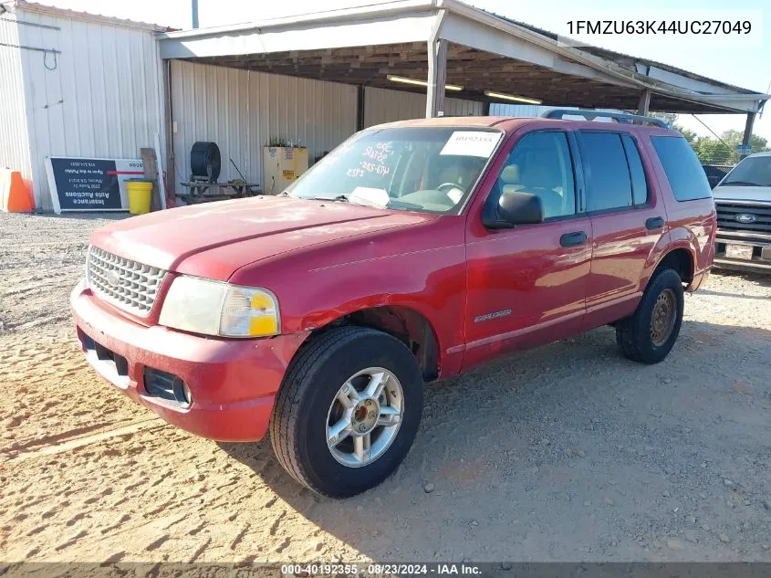 2004 Ford Explorer Xlt VIN: 1FMZU63K44UC27049 Lot: 40192355