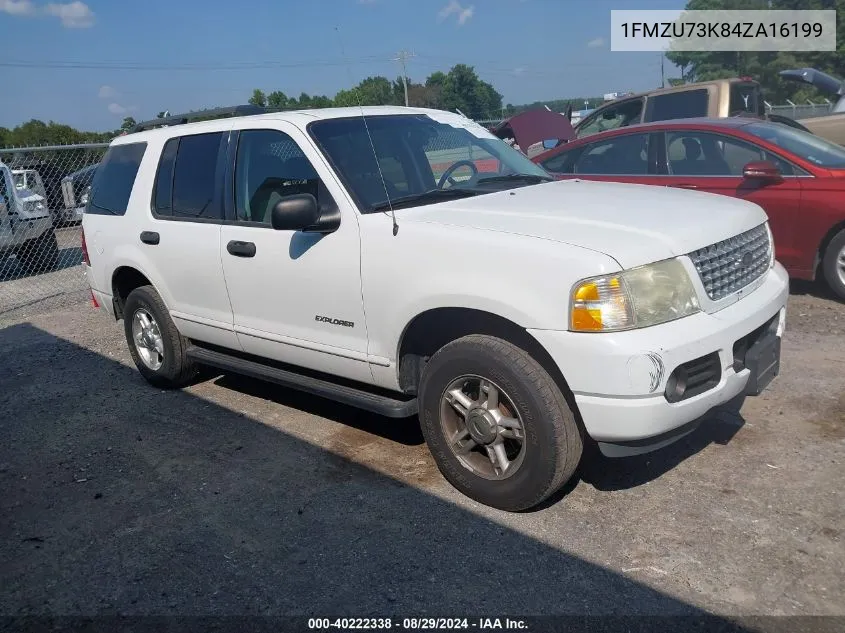 2004 Ford Explorer Nbx/Xlt VIN: 1FMZU73K84ZA16199 Lot: 40222338