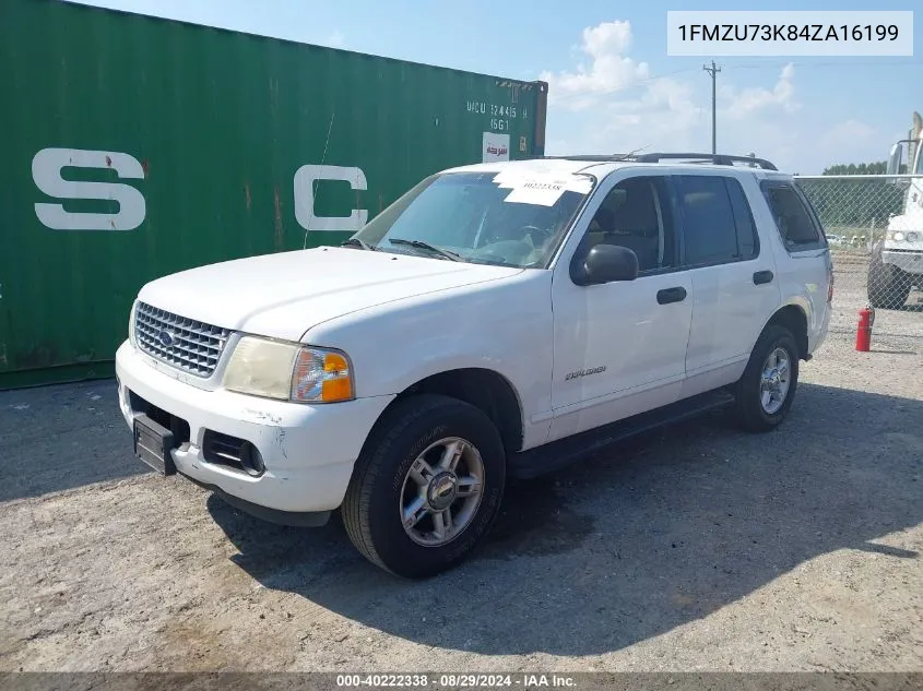 2004 Ford Explorer Nbx/Xlt VIN: 1FMZU73K84ZA16199 Lot: 40222338