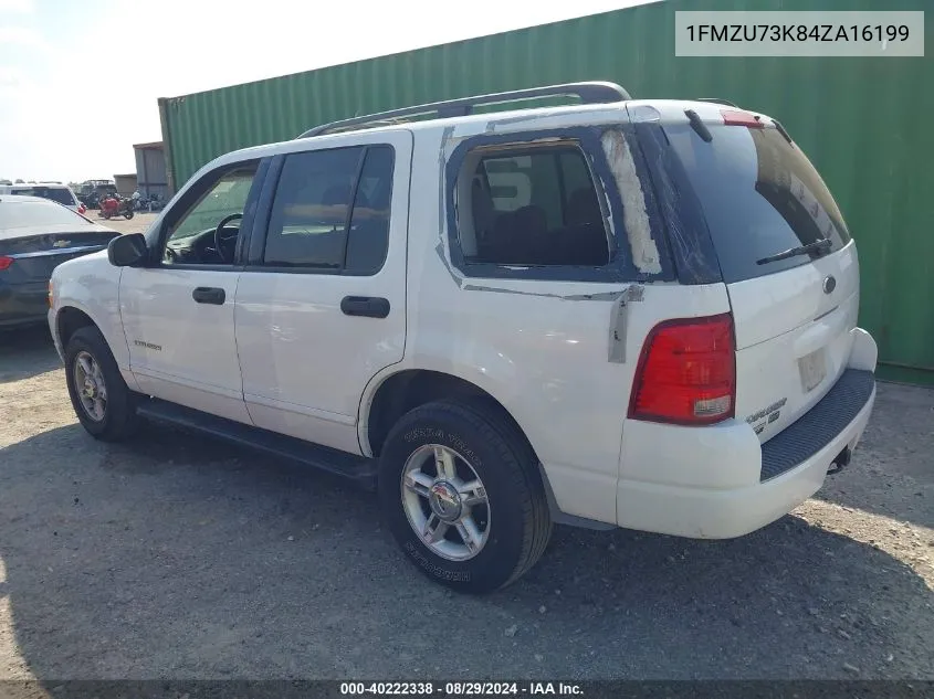 2004 Ford Explorer Nbx/Xlt VIN: 1FMZU73K84ZA16199 Lot: 40222338