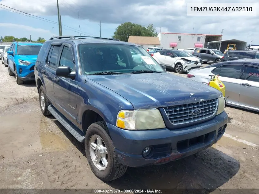 1FMZU63K44ZA32510 2004 Ford Explorer Xlt